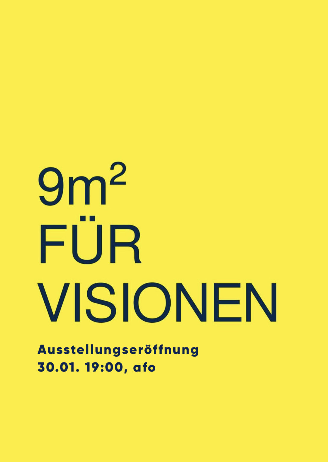 afo 9m2 für Visionen